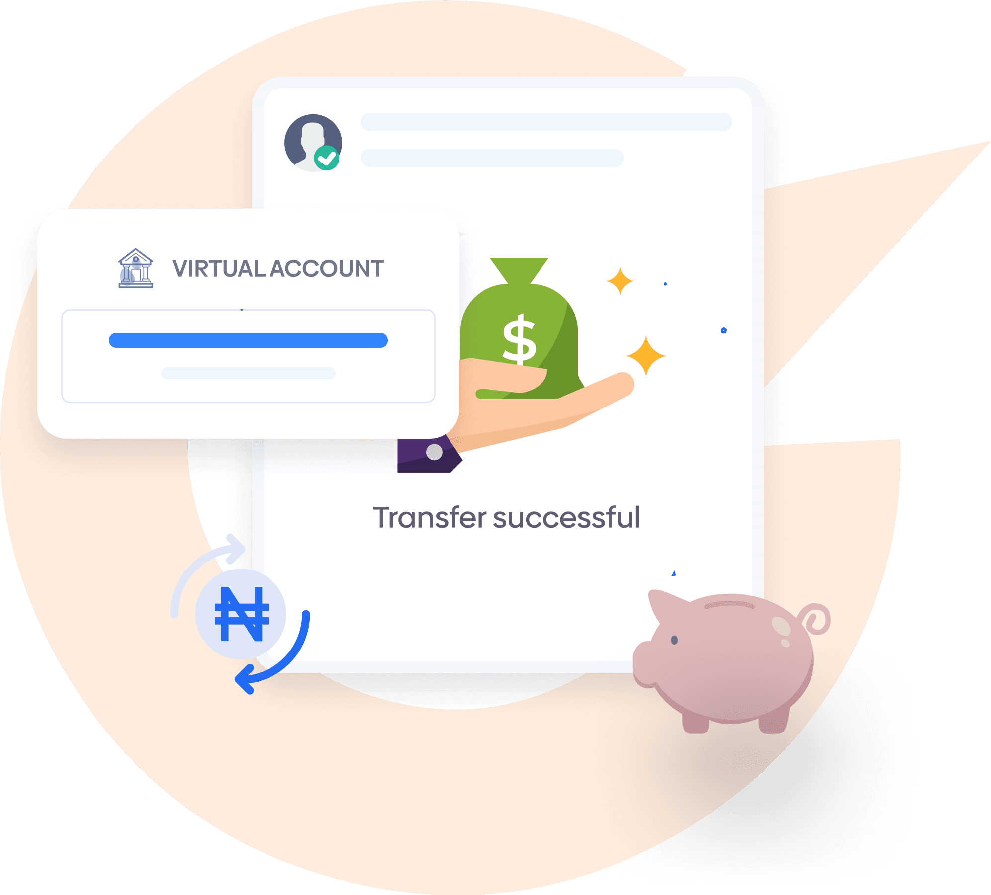 In-app transfers
